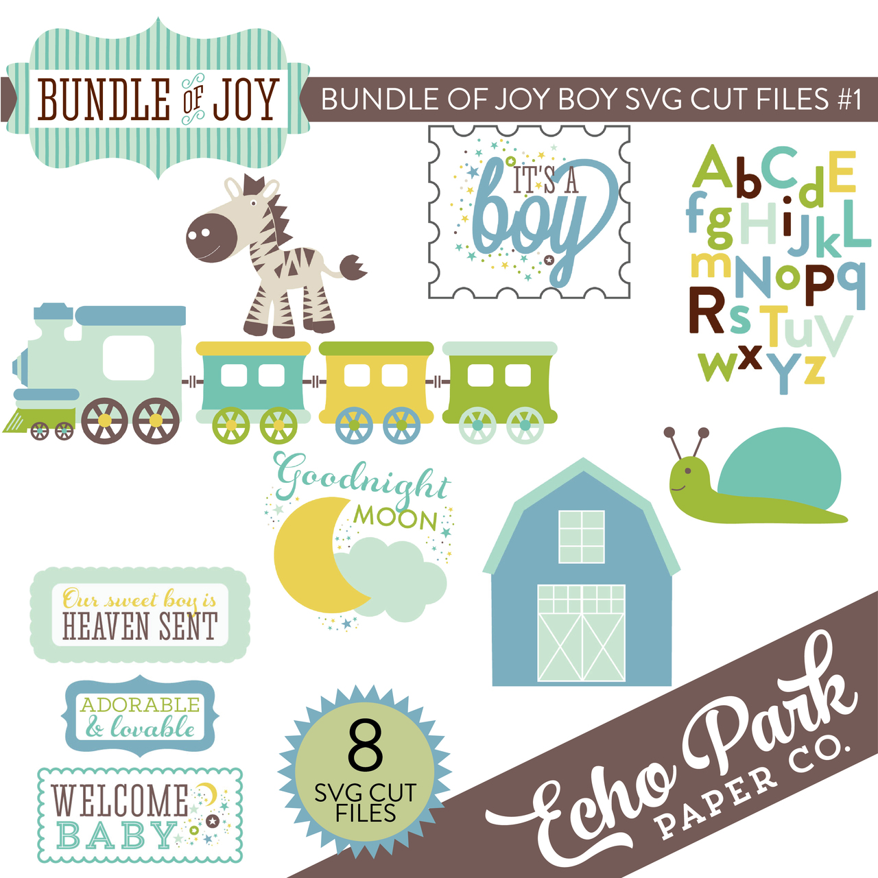 Bundle of Joy - Boy SVG Cut Files #1