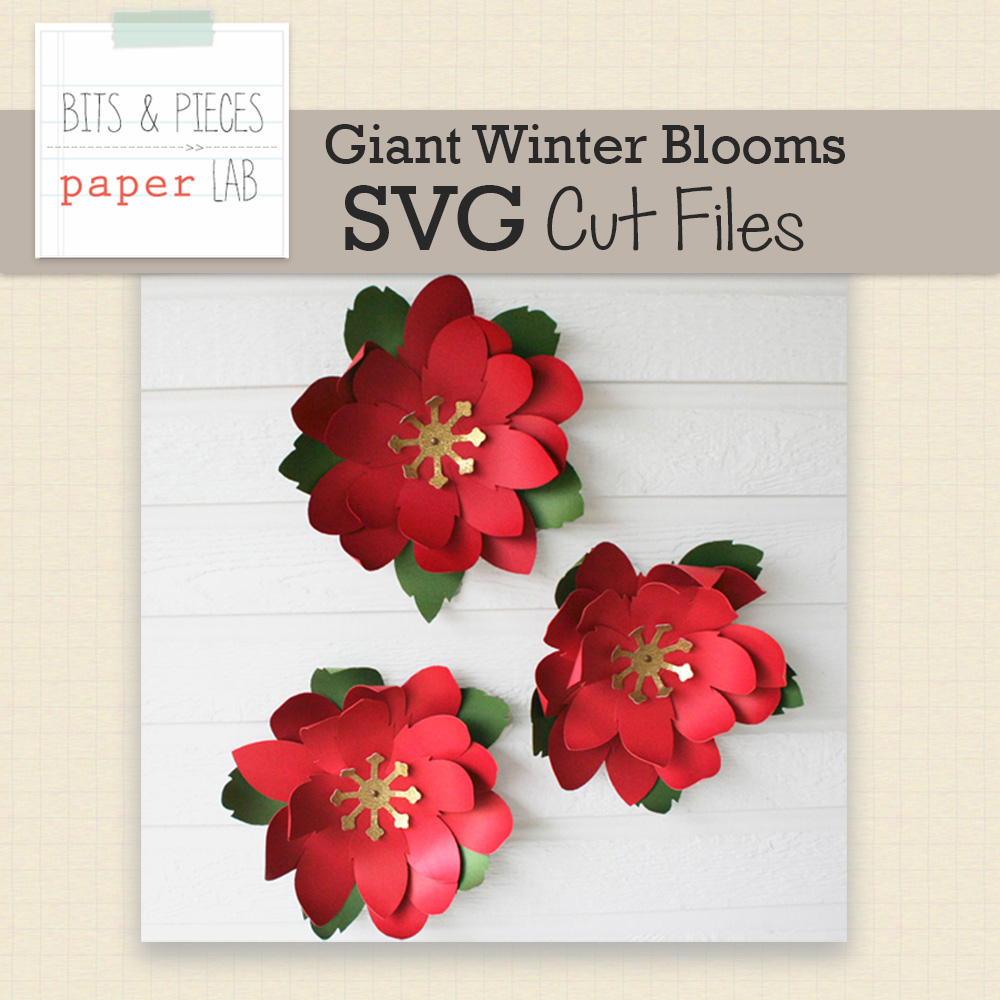 Giant Winter Bloom Cut Files