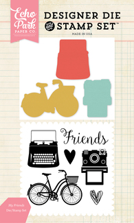 My Friends Die and Stamp Set