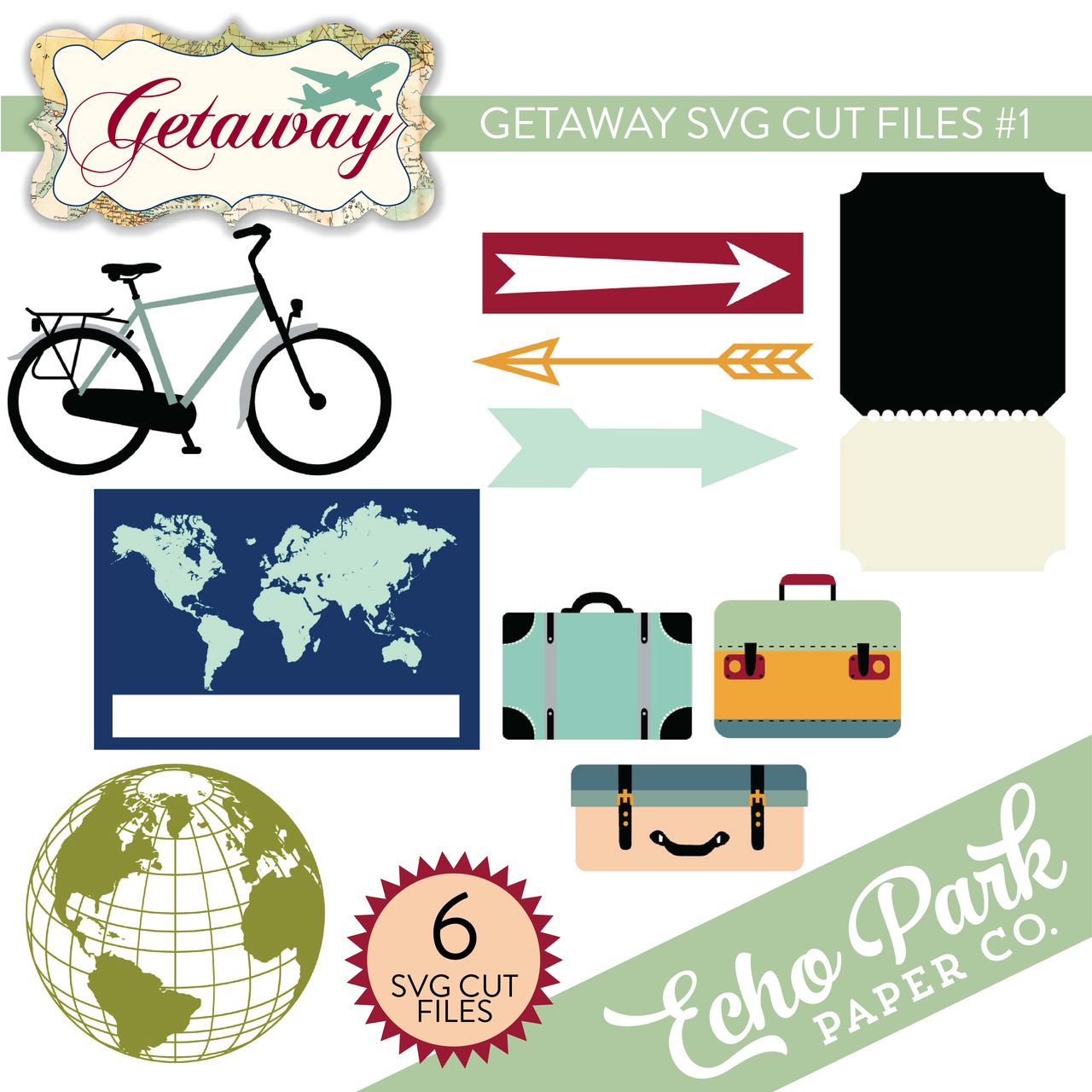 Getaway SVG Cut Files #1