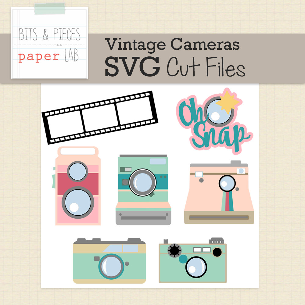 Vintage Camera Cut Files