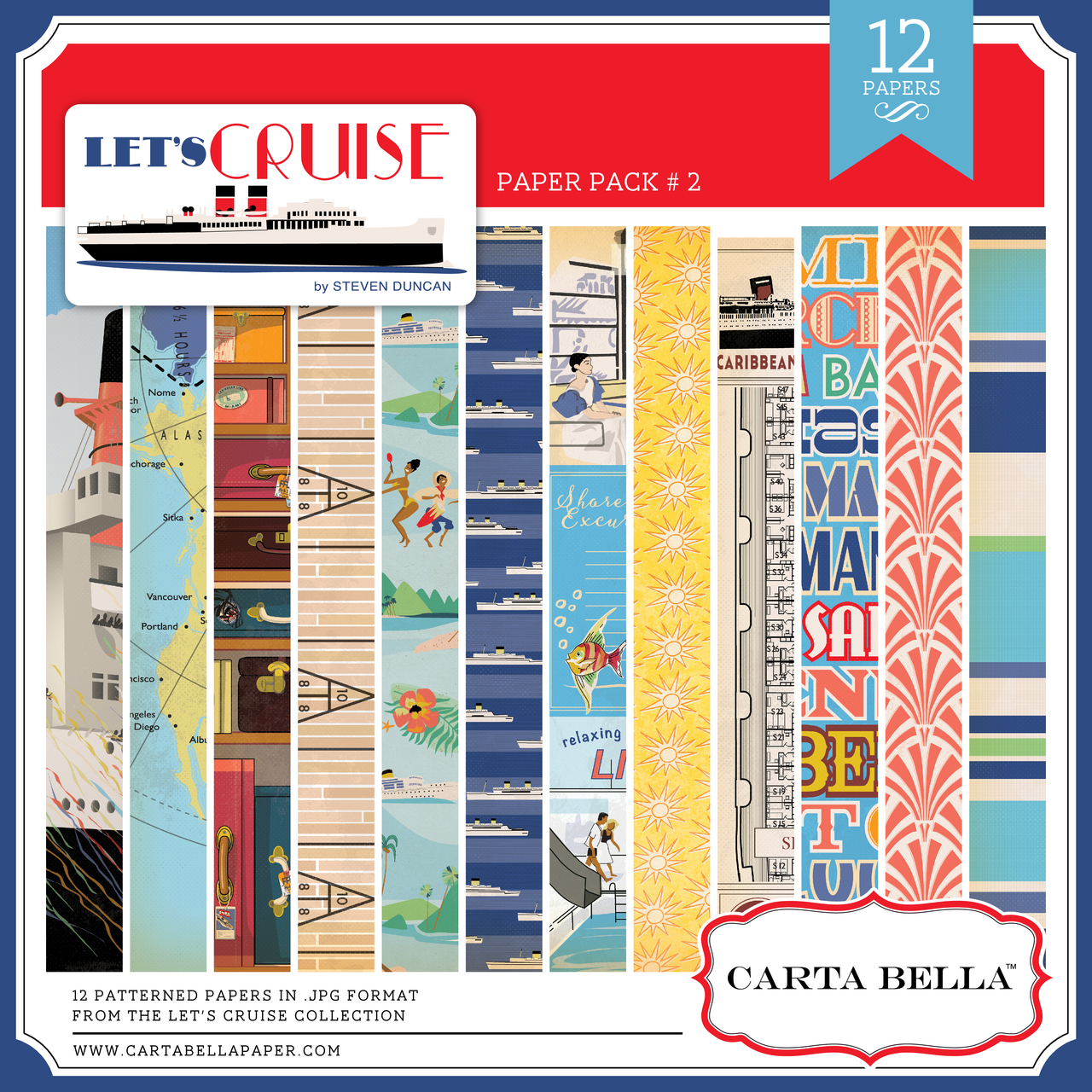 Let's Cruise Paper Pack #2