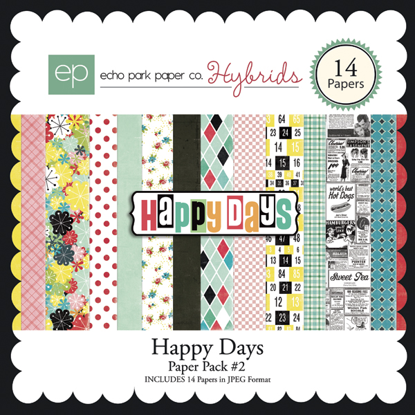 Happy Days Paper Pack #2