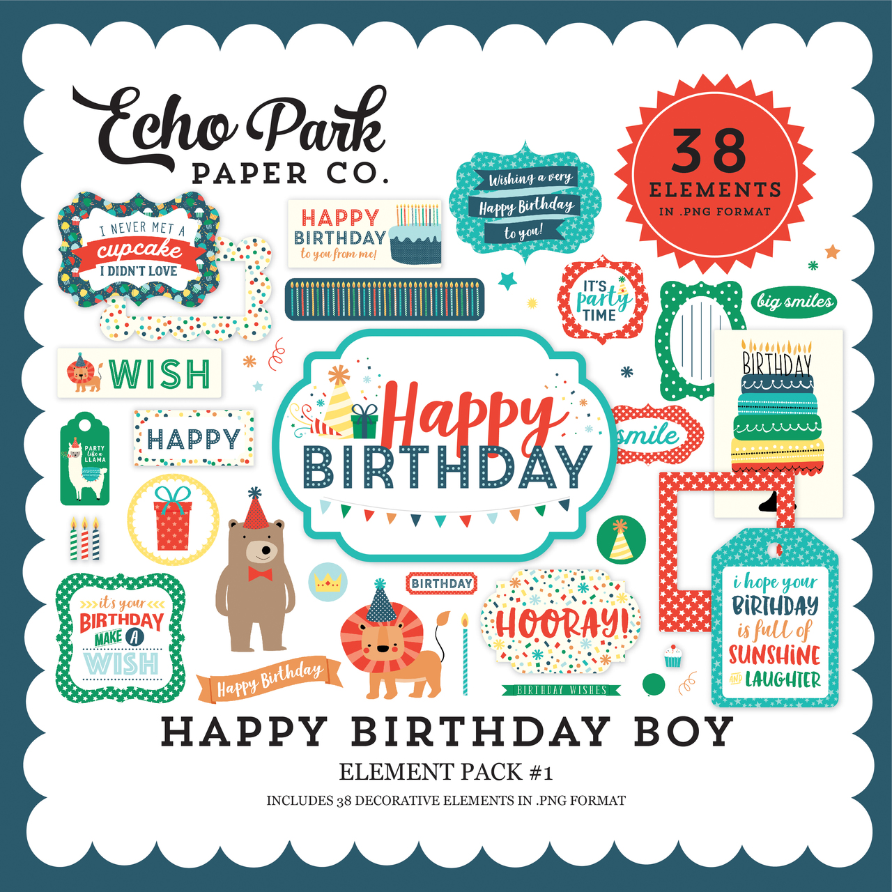 Birthday Salutations Element Pack #1