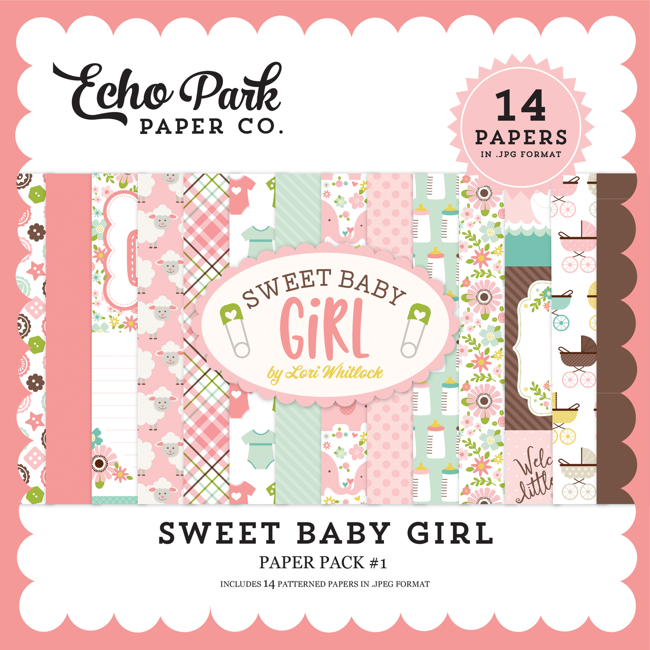 Echo Park Paper Sweet Baby Girl 12x12 Collection – CraftFancy