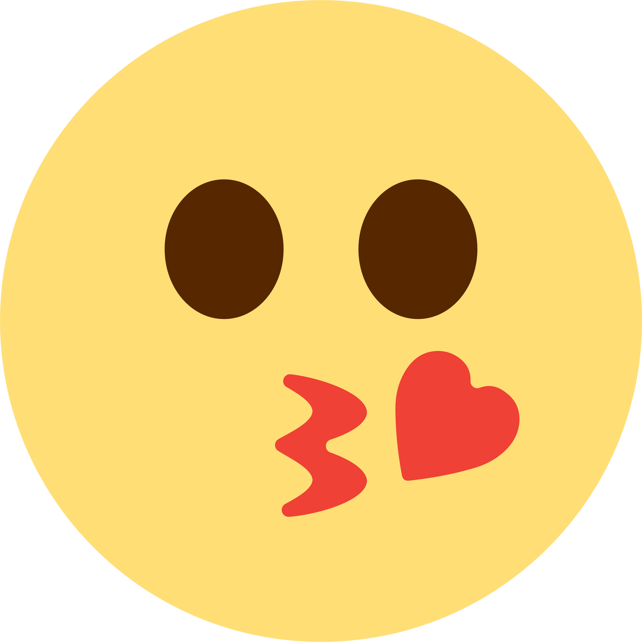 Download Kiss Emoji SVG Cut File - Snap Click Supply Co.