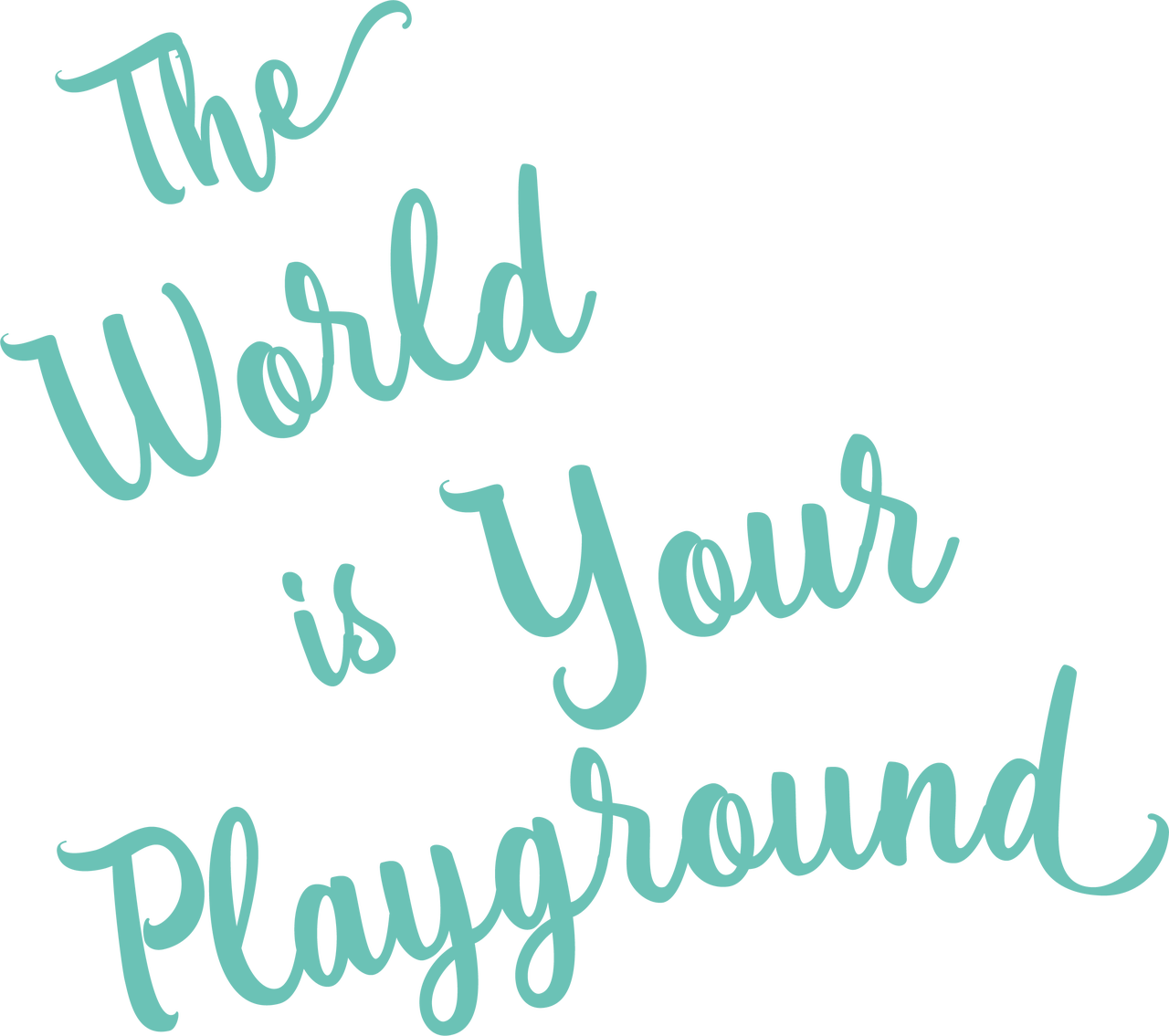 The Word Is Your Playground SVG Cut File