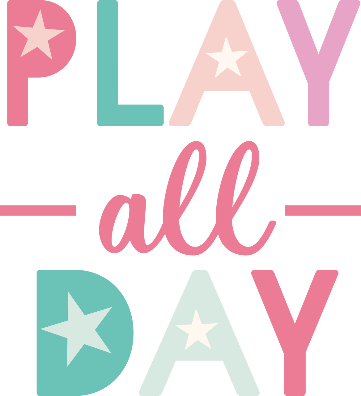 Play All Day SVG Cut File