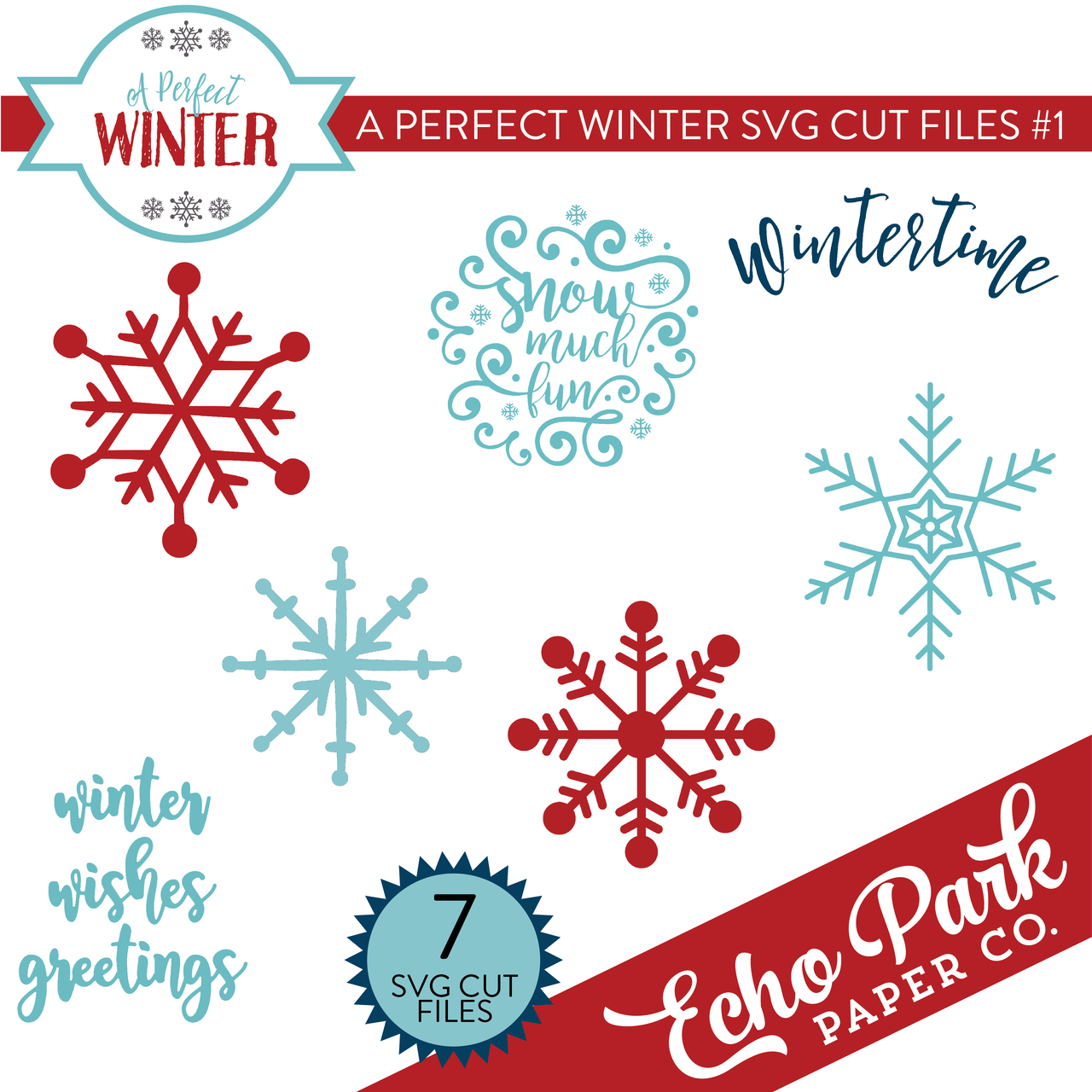 A Perfect Winter SVG Cut Files #1