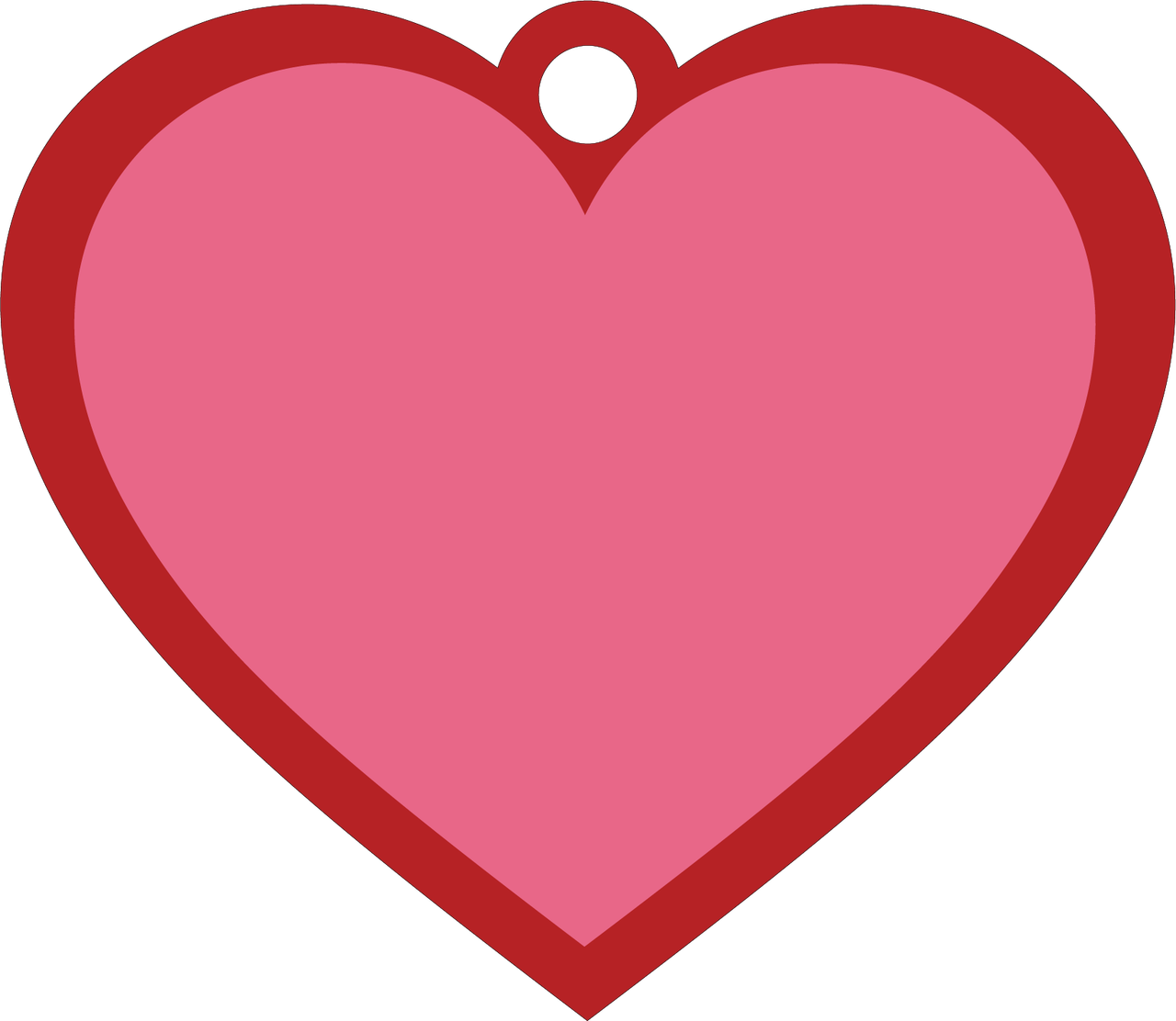 Heart Tag SVG Cut File - Snap Click 