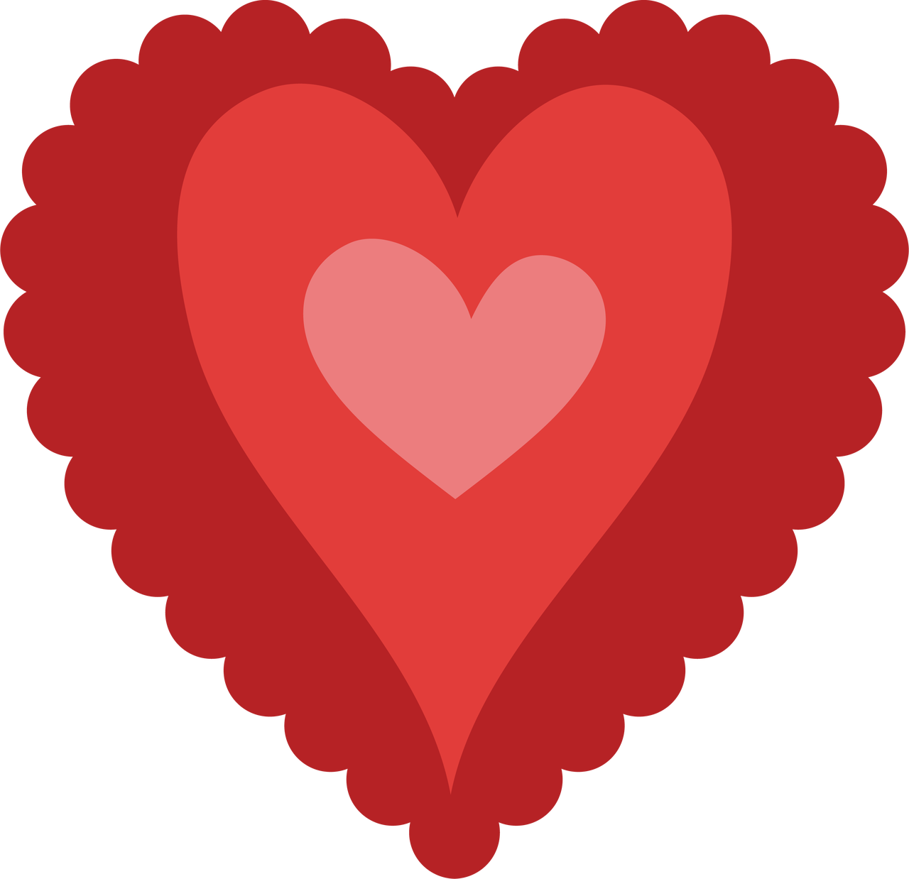 Nesting Hearts #2 SVG Cut File