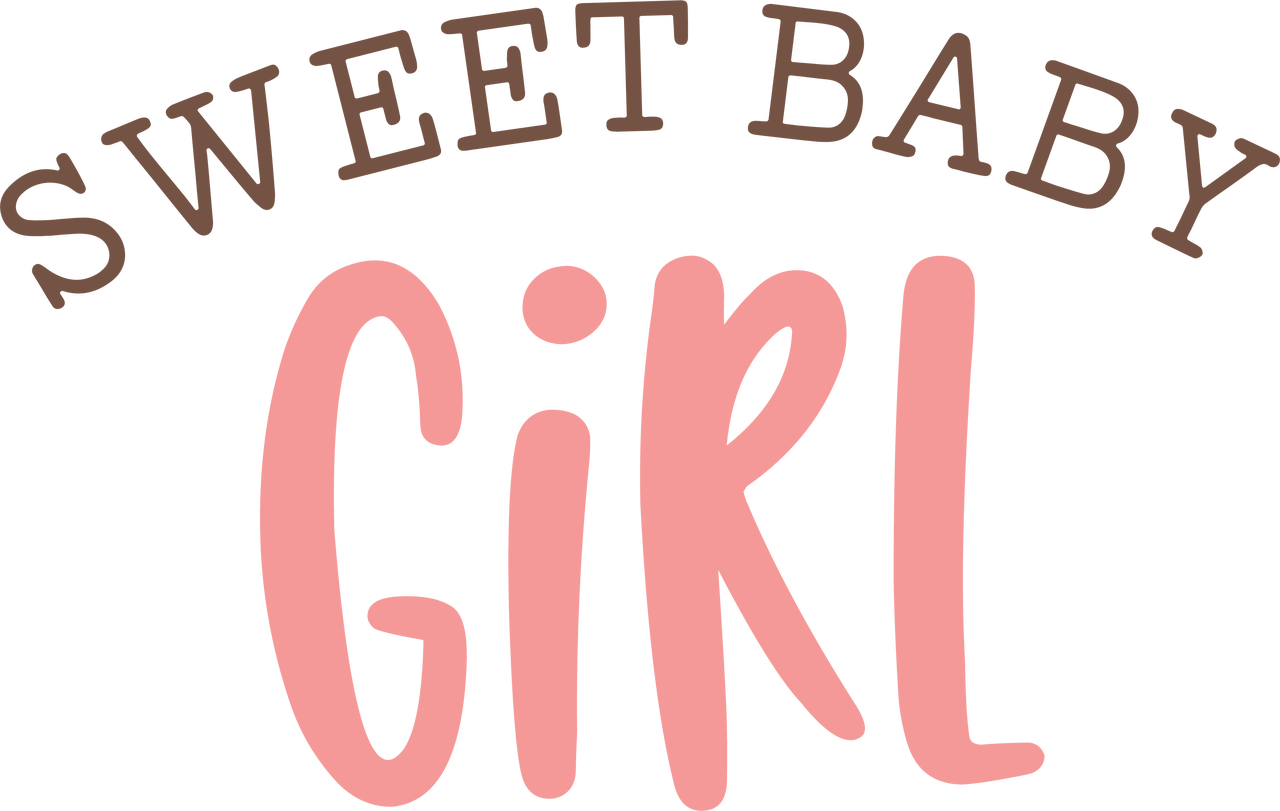 Download Sweet Baby Girl SVG Cut File - Snap Click Supply Co.