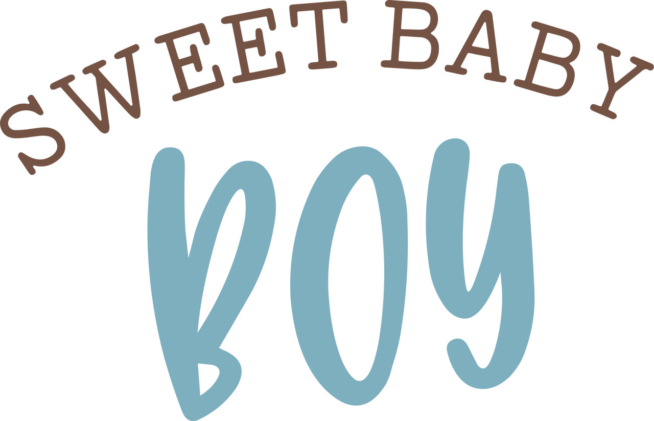 Download Sweet Baby Boy SVG Cut File - Snap Click Supply Co.
