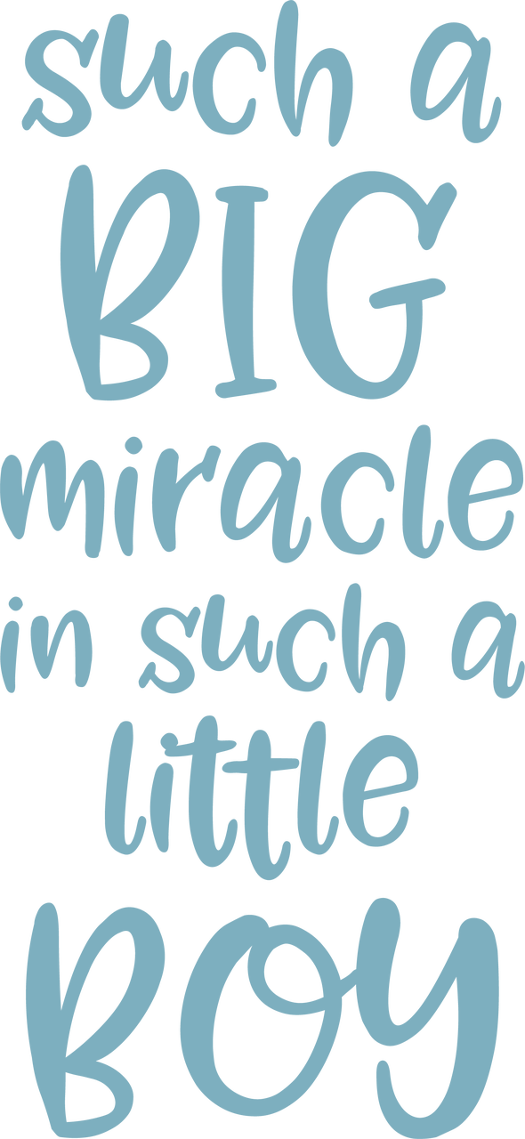 Such A Big Miracle SVG Cut File