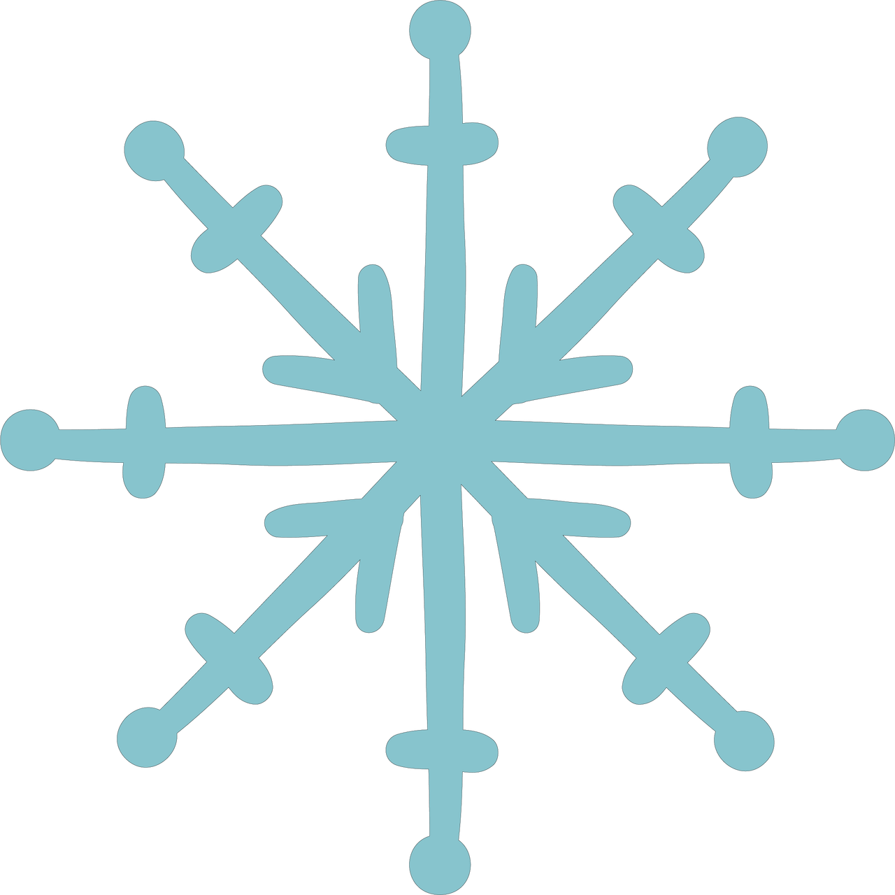 Download Snowflake Svg Cut File Snap Click Supply Co
