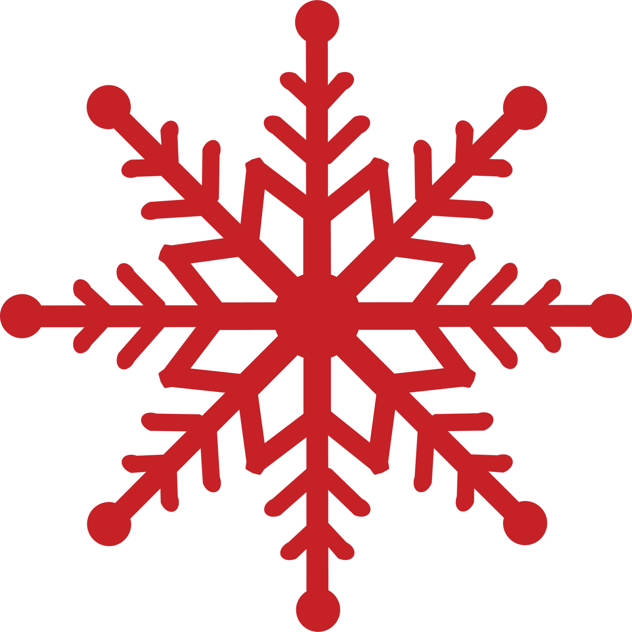 Download Snowflake #5 SVG Cut File - Snap Click Supply Co.