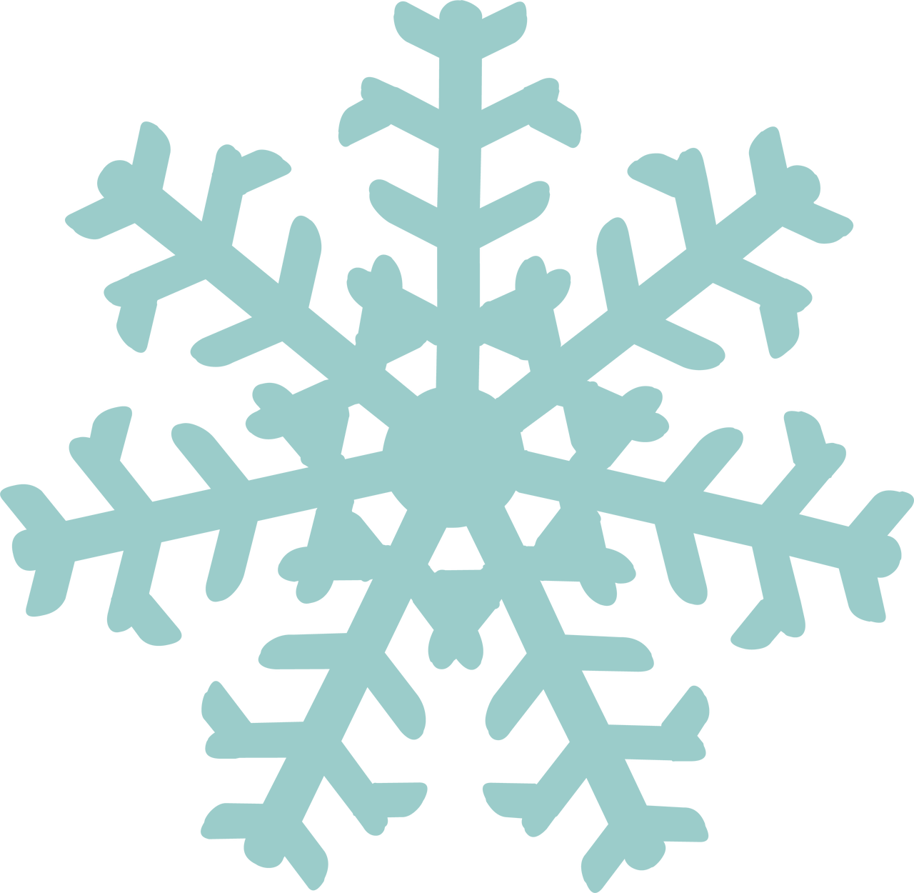 Download Snowflake #7 SVG Cut File - Snap Click Supply Co.