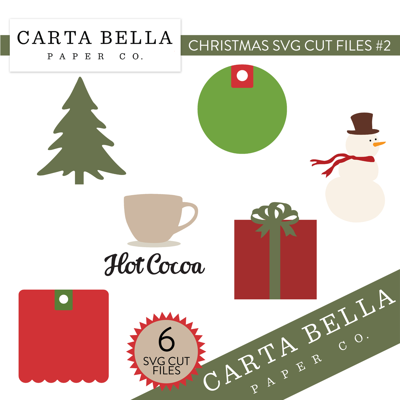 Download CB Christmas SVG Cut Files #2 - Snap Click Supply Co.