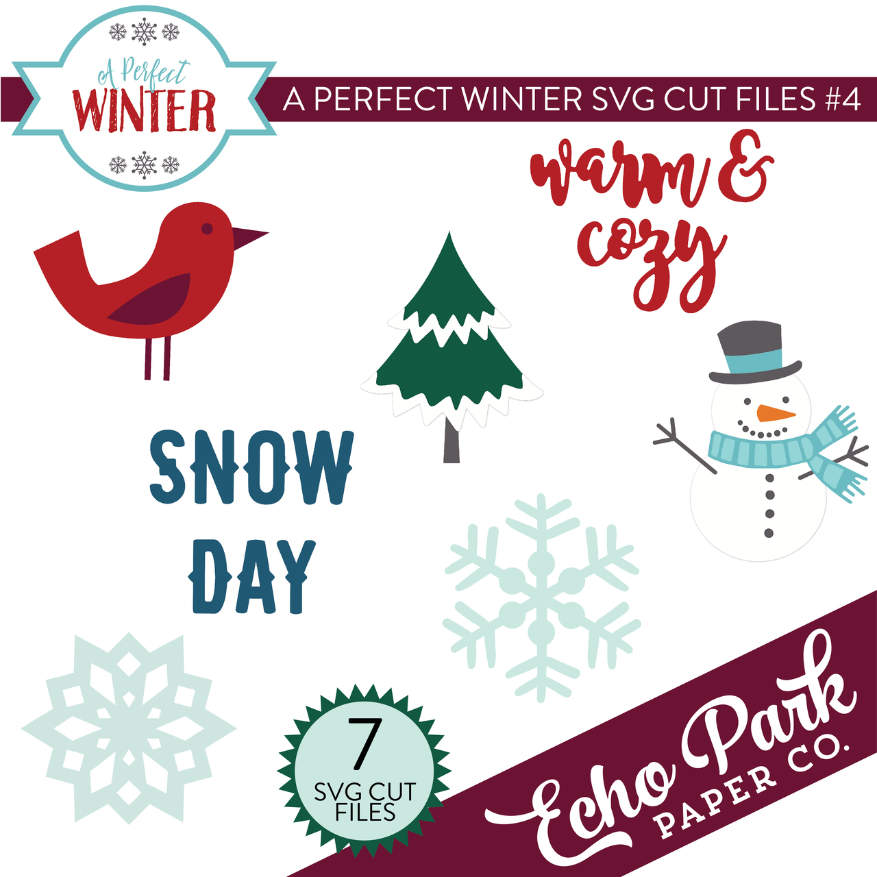 A Perfect Winter SVG Cut Files #4