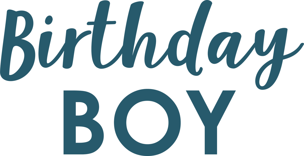 Birthday Boy SVG Cut File