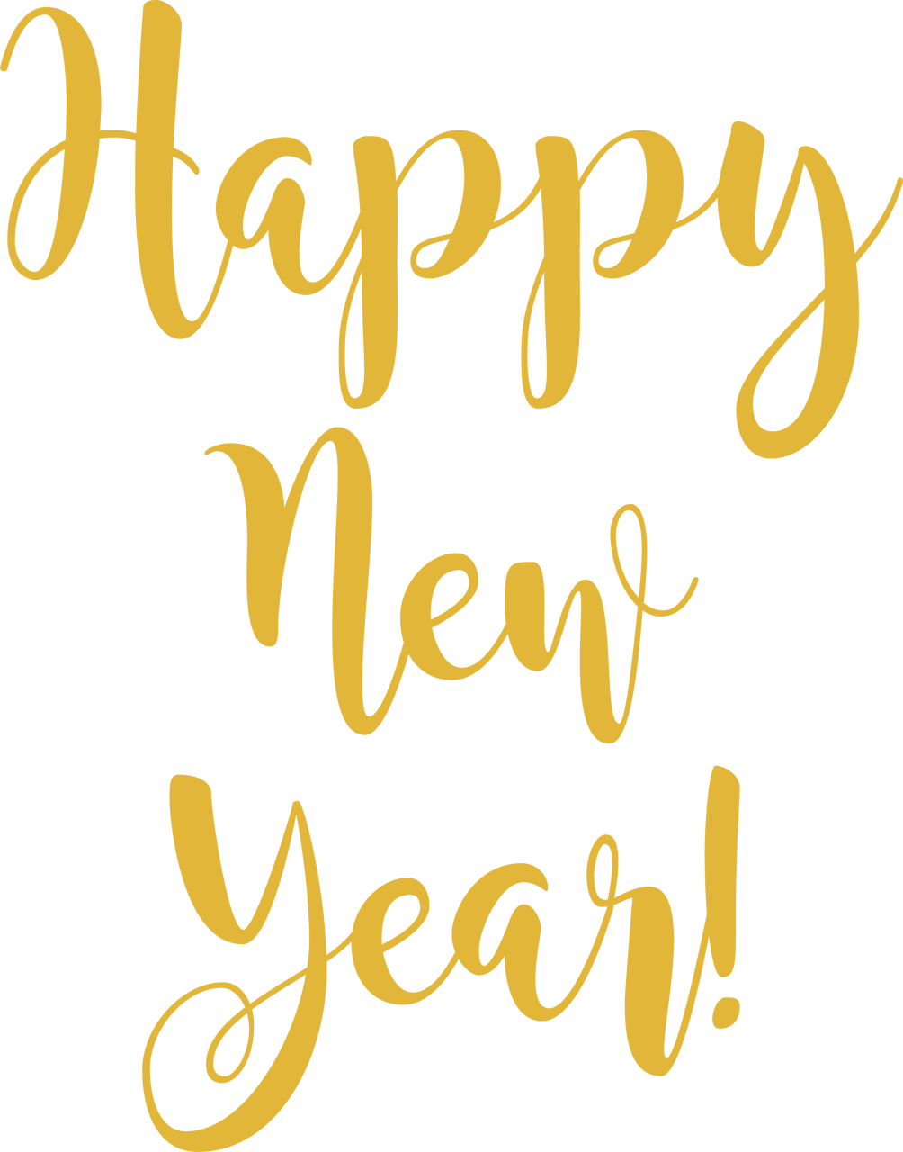 Download Happy New Year SVG Cut File - Snap Click Supply Co.