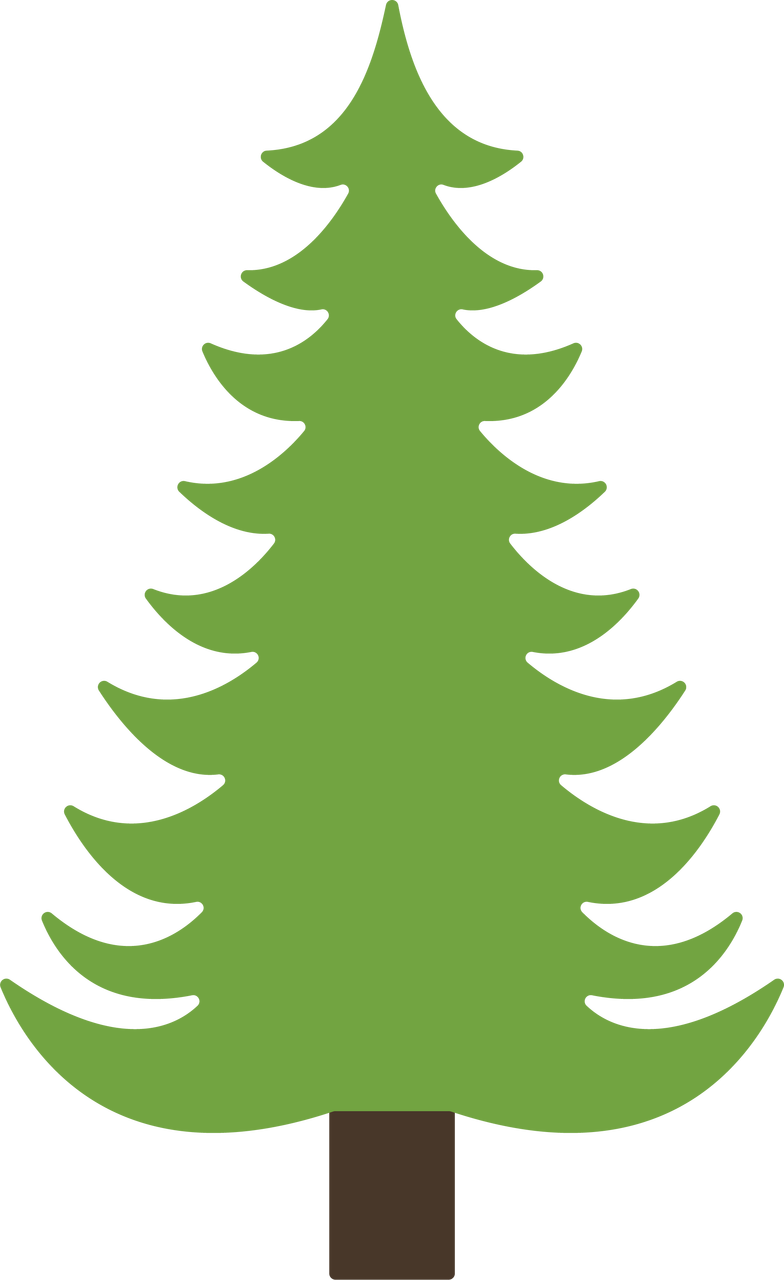 Pine Tree #3 SVG Cut File