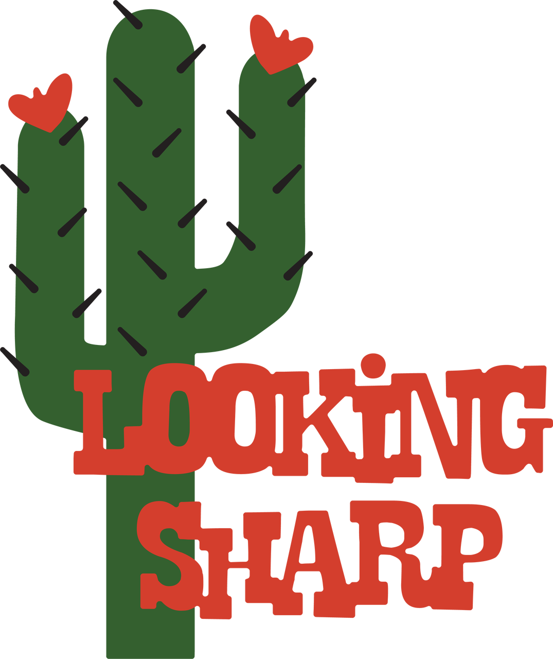 Looking Sharp SVG Cut File