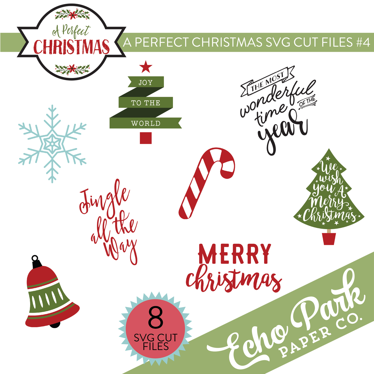 A Perfect Christmas SVG Cut Files #4