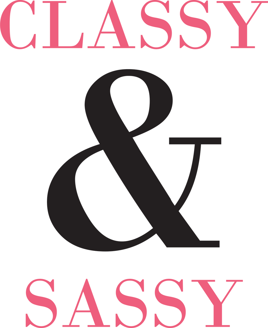 Download Classy & Sassy SVG Cut File - Snap Click Supply Co.