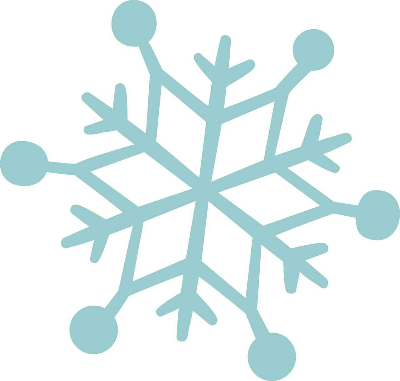 Snowflake #21 SVG Cut File - Snap Click Supply Co.