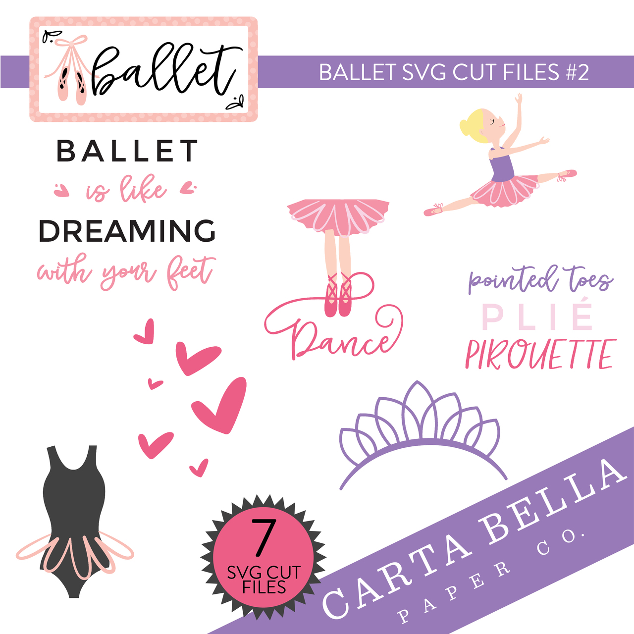 Ballet SVG Cut Files #2