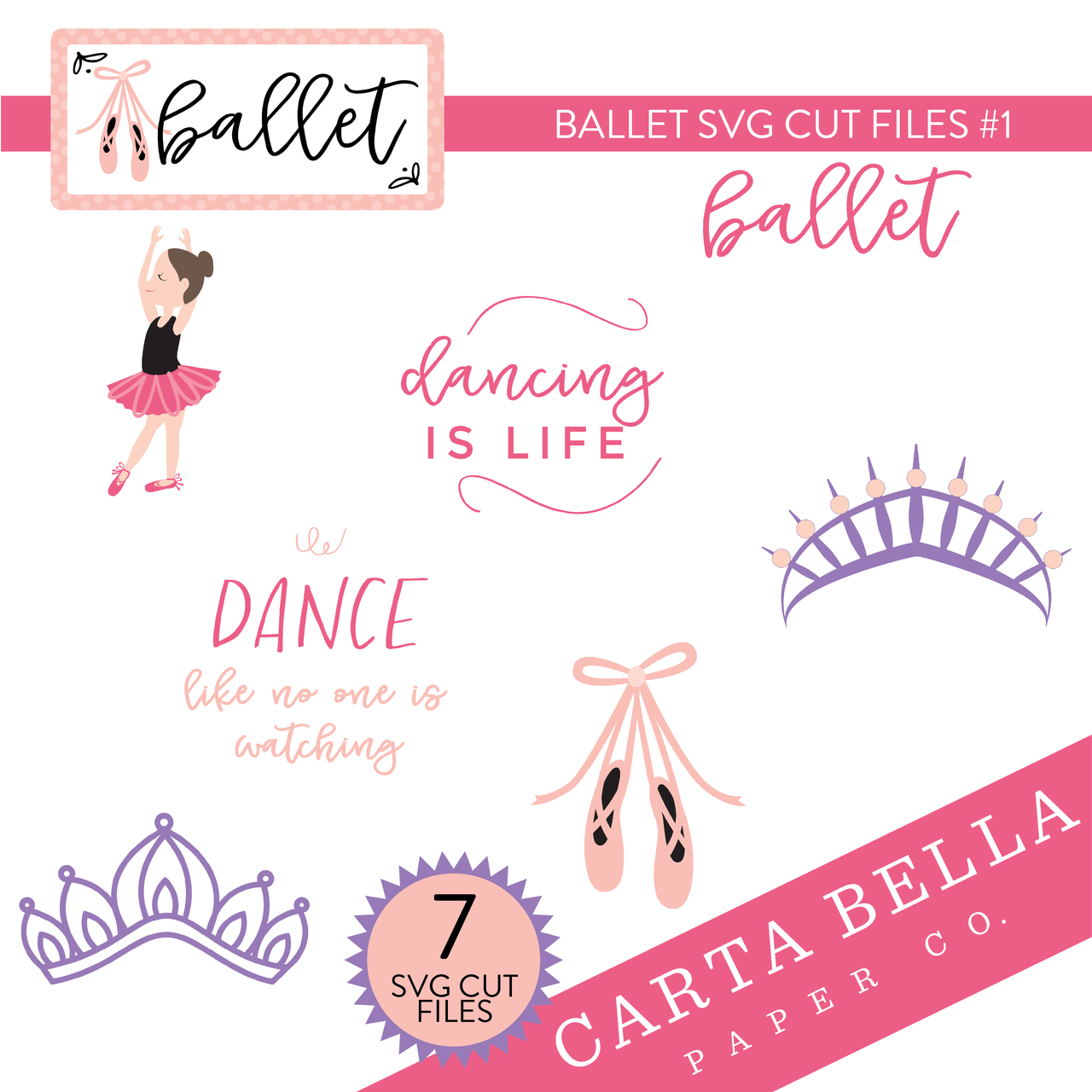 Ballet SVG Cut Files #1