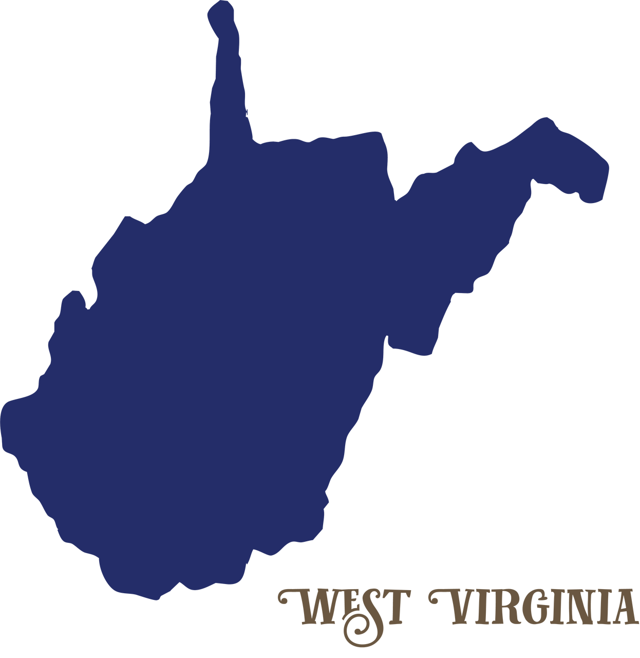 West Virginia SVG Cut File