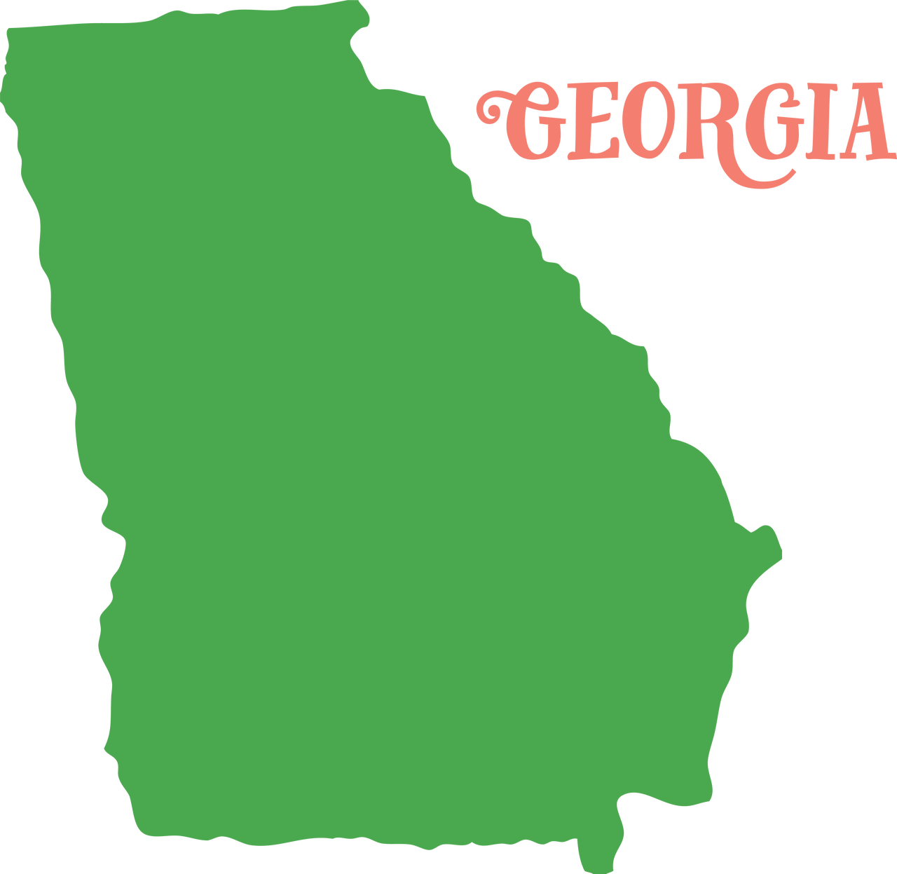 Georgia SVG Cut File