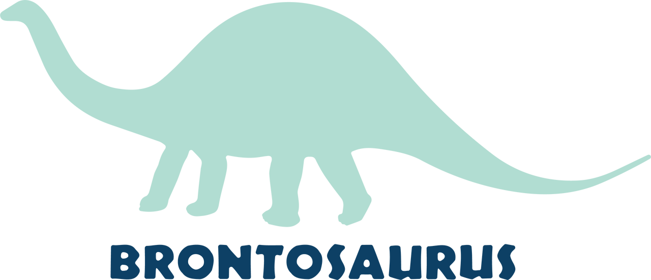 Brontosaurus SVG Cut File