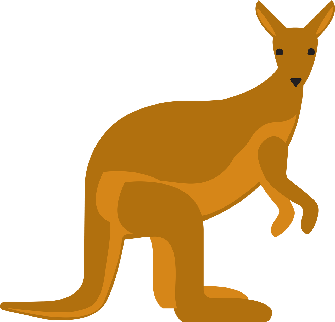 Download Kangaroo Svg Cut File Snap Click Supply Co