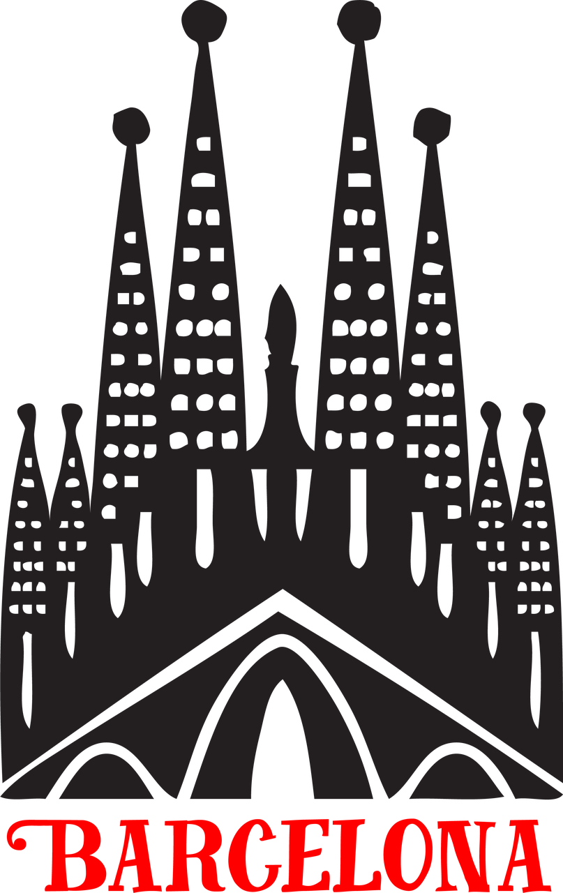 Barcelona SVG Cut File