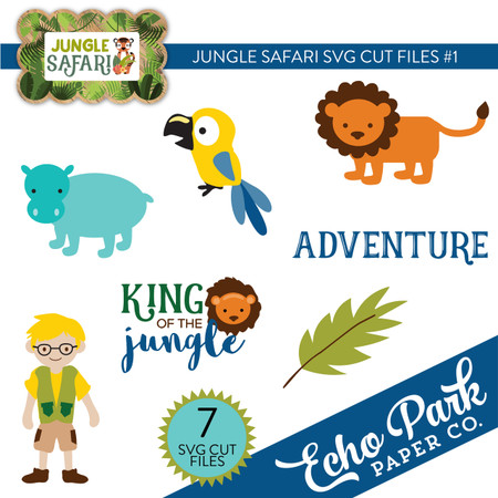 Jungle Safari SVG Cut Files #1 - Snap Click Supply Co.