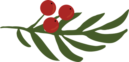 Holly Berries #3 SVG Cut File - Snap Click Supply Co.