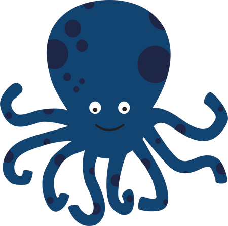 Octopus SVG Cut File - Snap Click Supply Co.
