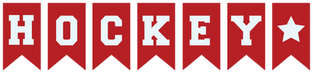 Hockey Flags SVG Cut File - Snap Click Supply Co.