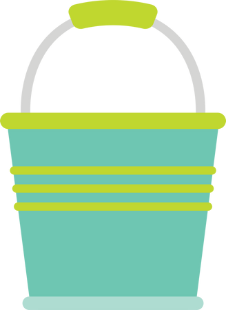 Bucket SVG Cut File - Snap Click Supply Co.