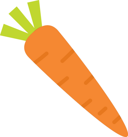 Carrot #2 SVG Cut File - Snap Click Supply Co.