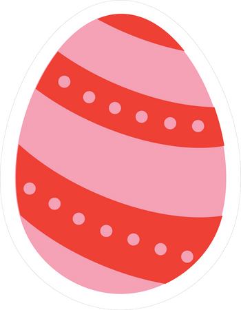 Easter Egg SVG Cut File - Snap Click Supply Co.