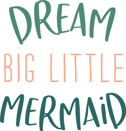 Download Dream Big Little Mermaid Svg Bundle Instant Download Craft Supplies Tools Collage Delage Com Br