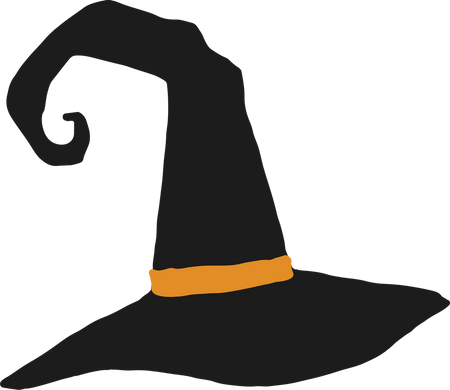 Witch's Hat SVG Cut File - Snap Click Supply Co.
