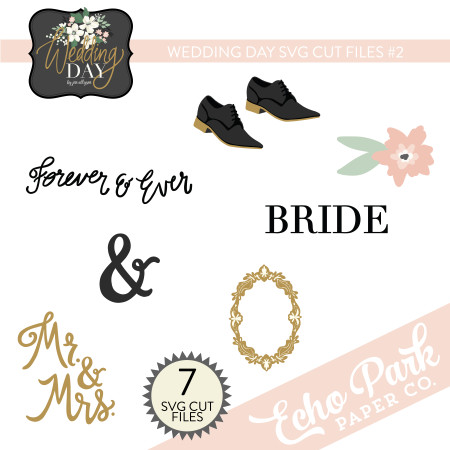 Download Wedding Day SVG Cut Files #2 - Snap Click Supply Co.