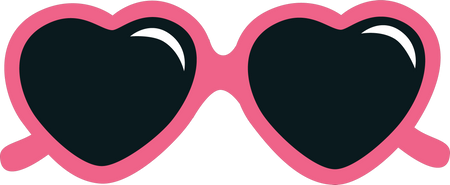 Heart Sunglasses #2 SVG Cut File - Snap Click Supply Co.