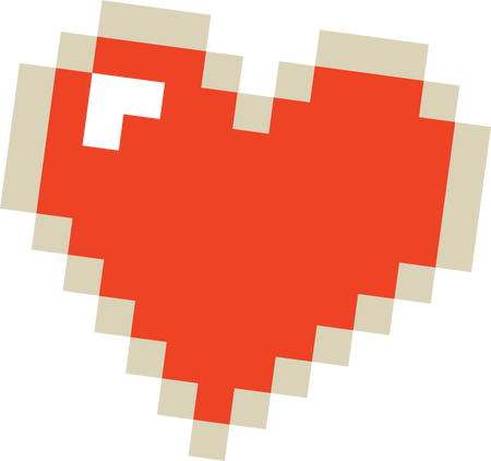 pixel heart minecraft