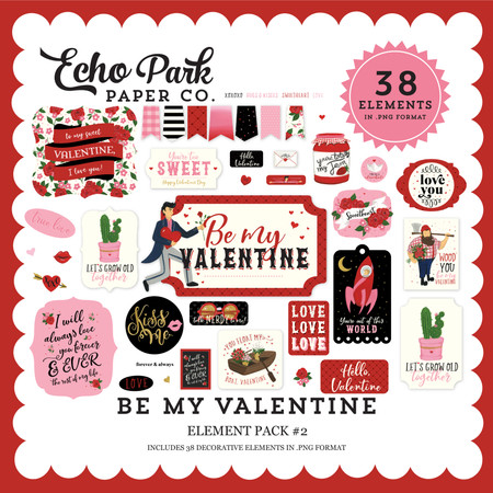 Hello Valentine Paper Pack #2 - Snap Click Supply Co.